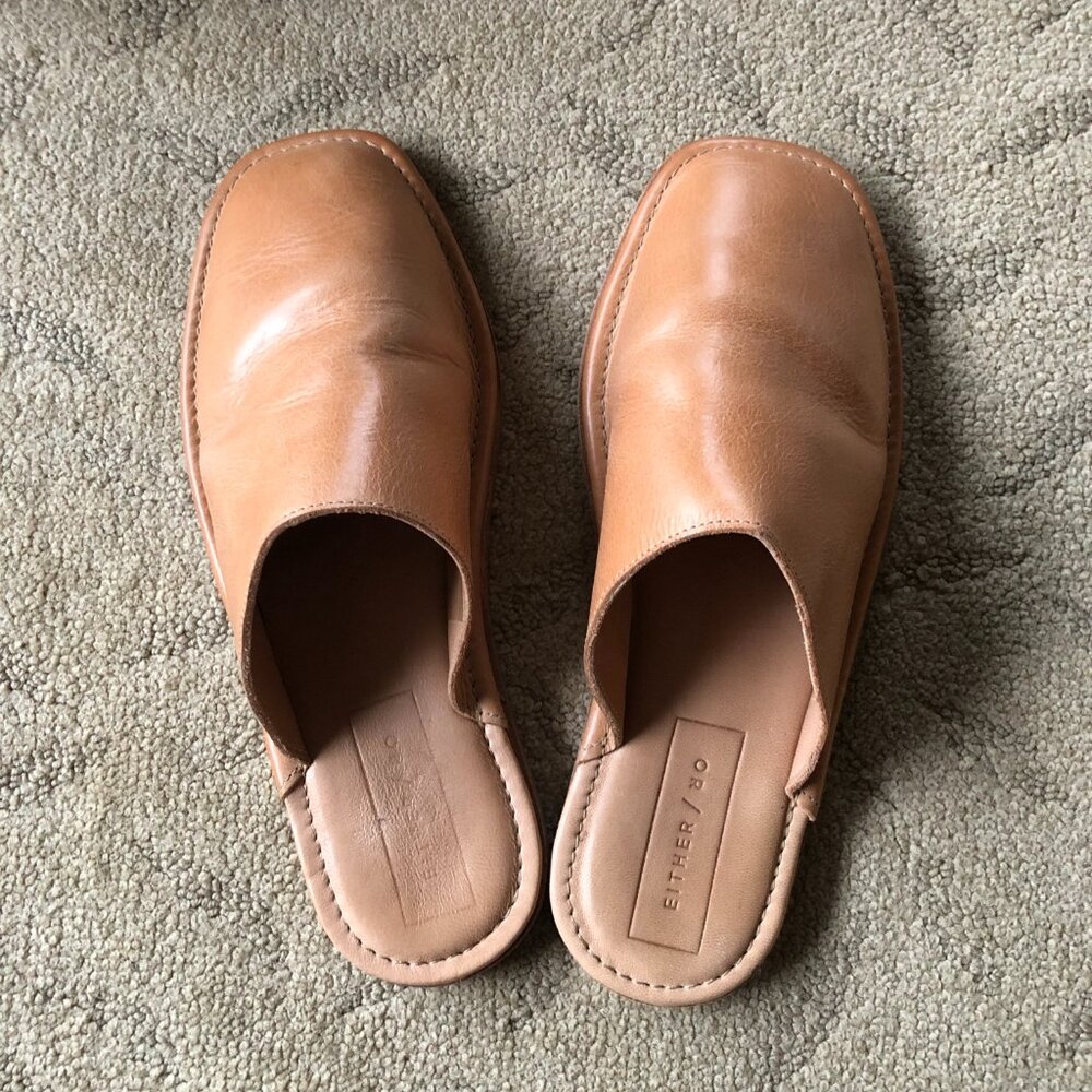 Either/Or Mule cognac